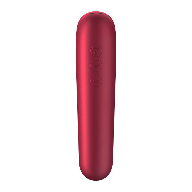 Satisfyer Dual Love Air Pulse Vibrator red