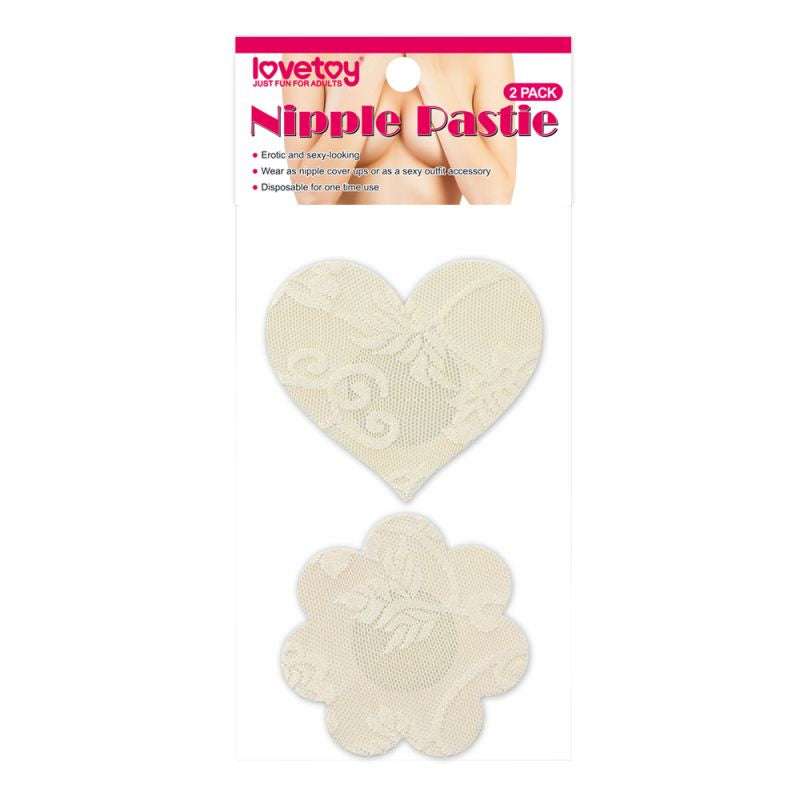 Lovetoy Lace Hearts & Flowers Nipple Pasties