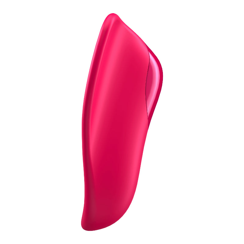 Satisfyer High Fly Finger Vibrator - Red side view