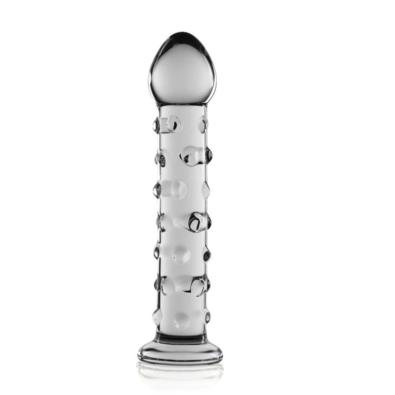 Lovetoy Glass Nodules Romance 2 7" Dildo