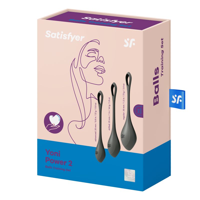 Satisfyer Yoni 2 Power Balls 3pc Set