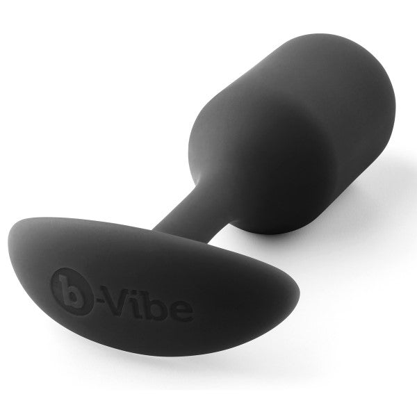 B-Vibe Snug Plug 2 Anal Plug-black-sideview