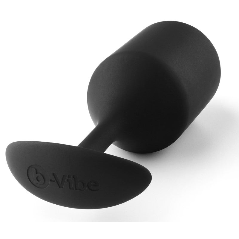 Buy B-Vibe Snug Plug 4 Anal Plug - side view - black