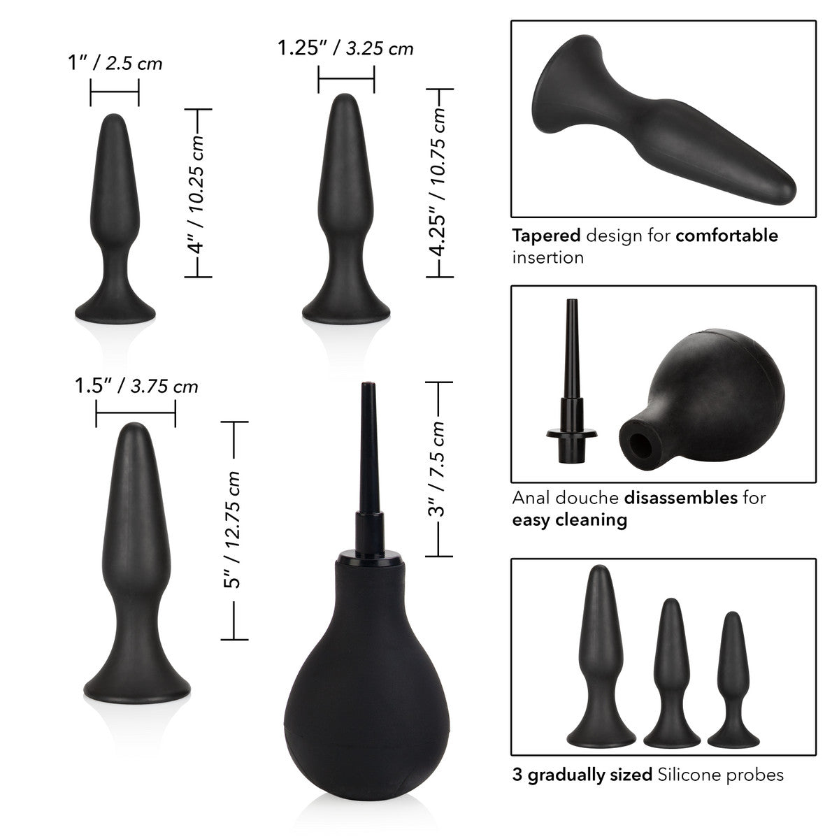 CalExotics Ultimate Anal Kit dimensions