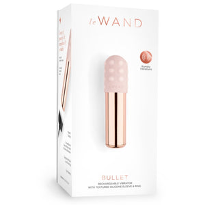 Le Wand Chrome Bullet Massager rose gold - box