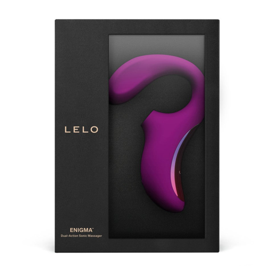 Lelo Enigma Dual Stimulation Sonic Massager box