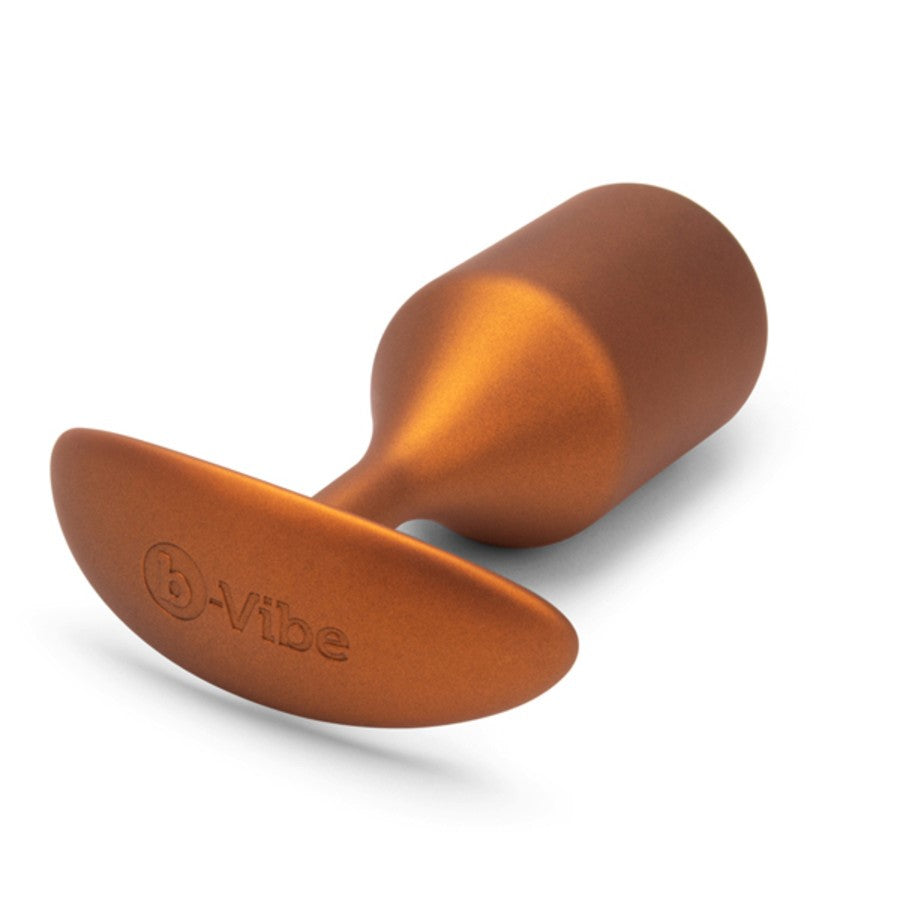 Buy B-Vibe Snug Plug 4 Anal Plug - Side View - Bronze