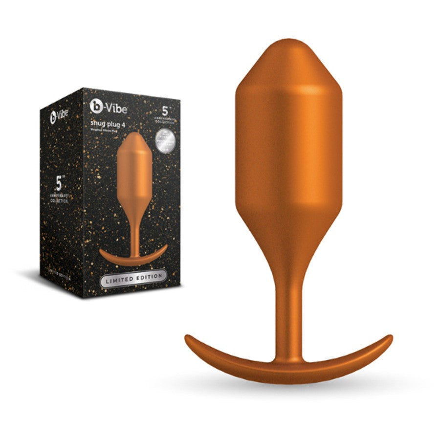 Buy B-Vibe Snug Plug 4 Anal Plug bronze with box