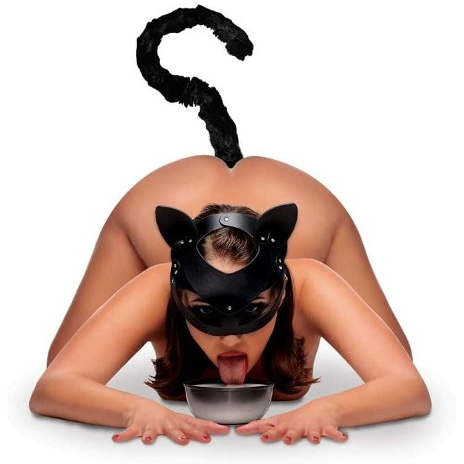 Tailz Cat Tail Anal Plug and Mask Set