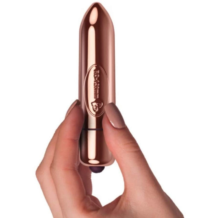 Rocks Off Rose Gold Mini Bullet Vibrator