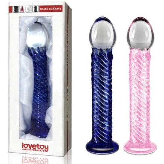  Lovetoy Glass Romance 7.5" Dildo with box