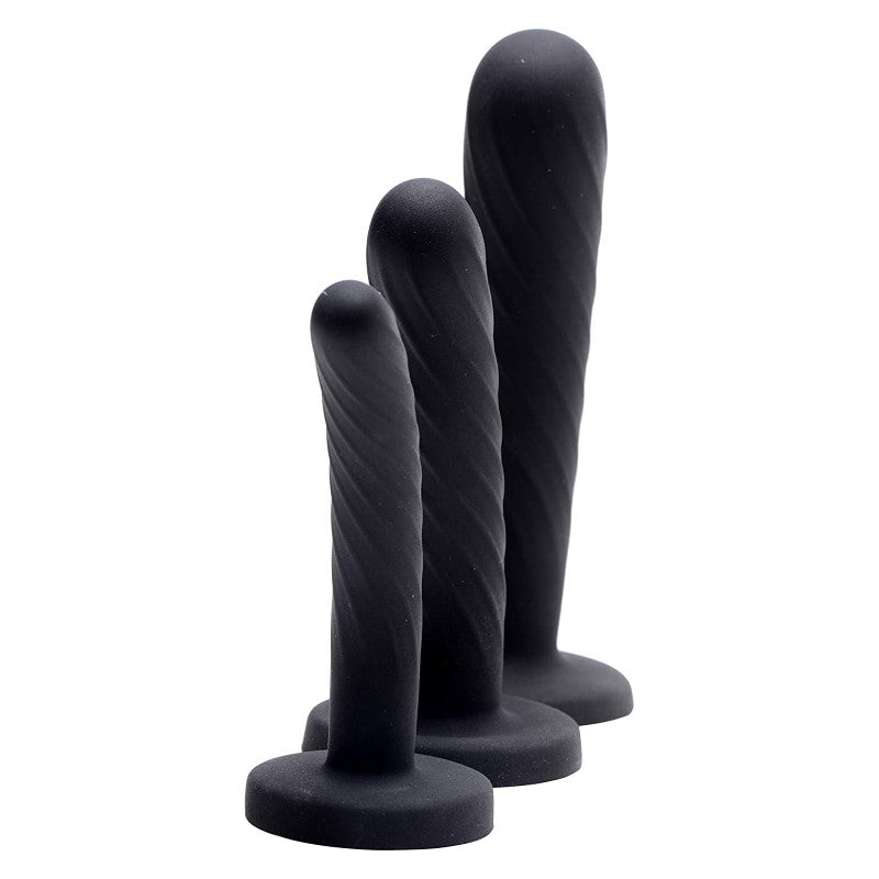 Strap U Trinity Strap On 3pc Dildo Set