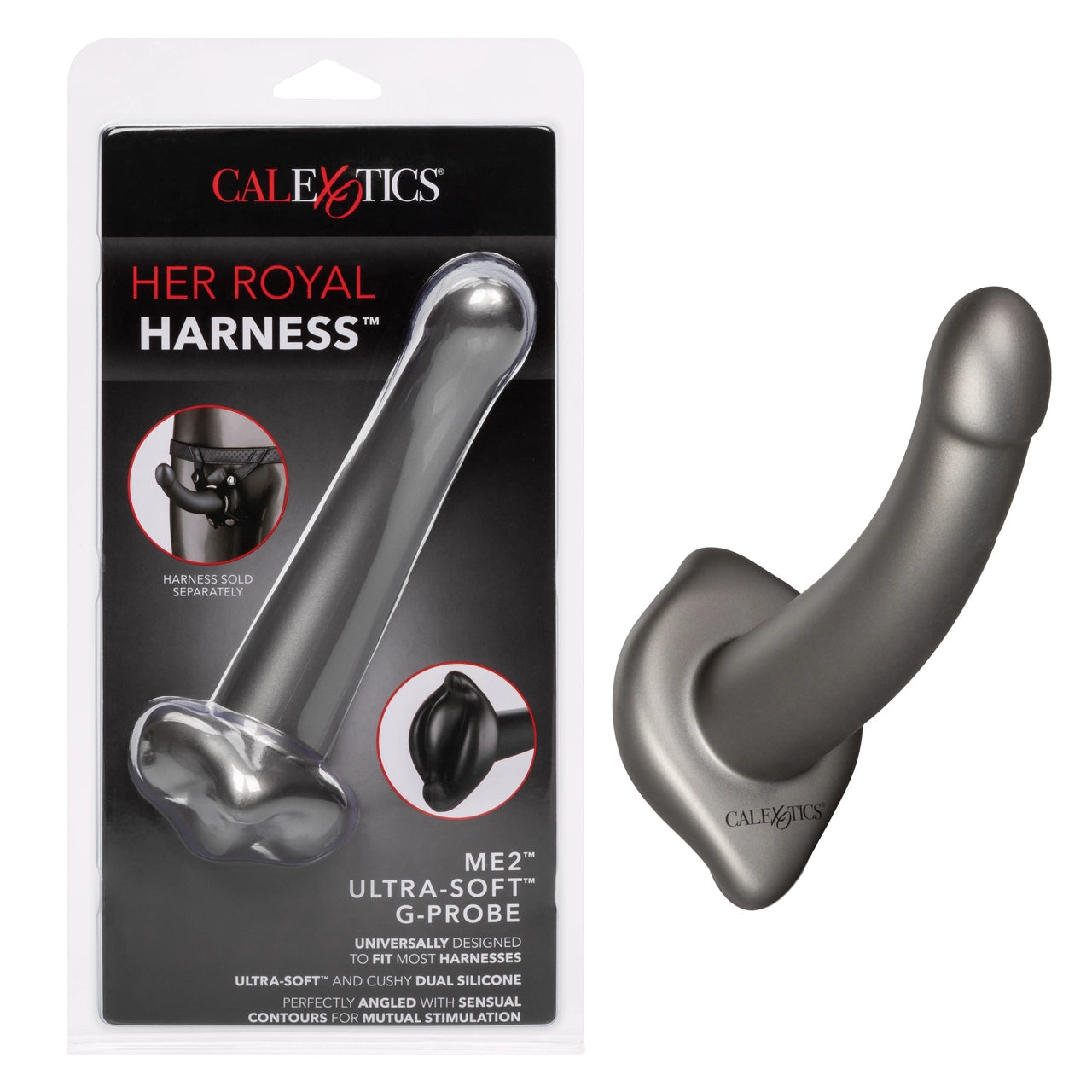 CalExotics Her Royal Harness Me2 Ultra Soft G-Probe Dildo