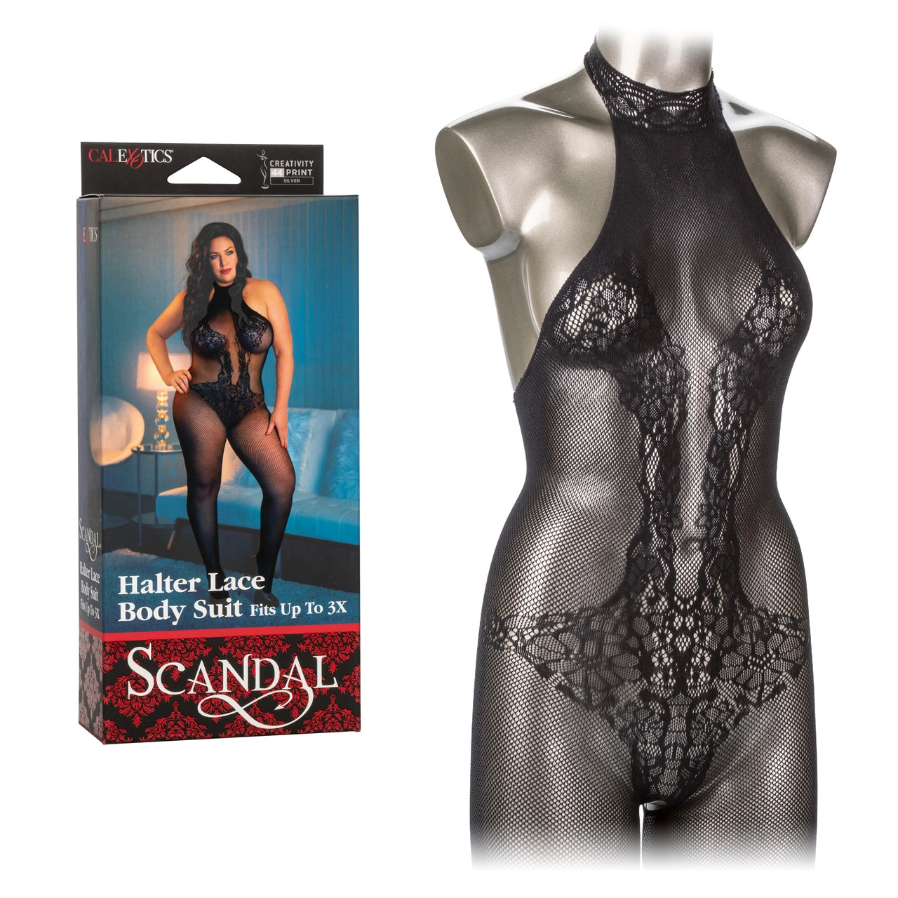 CalExotics Scandal Halter Lace Body Suit