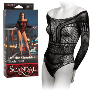 CalExotics Scandal Off-the-Shoulder Lace Body Suit