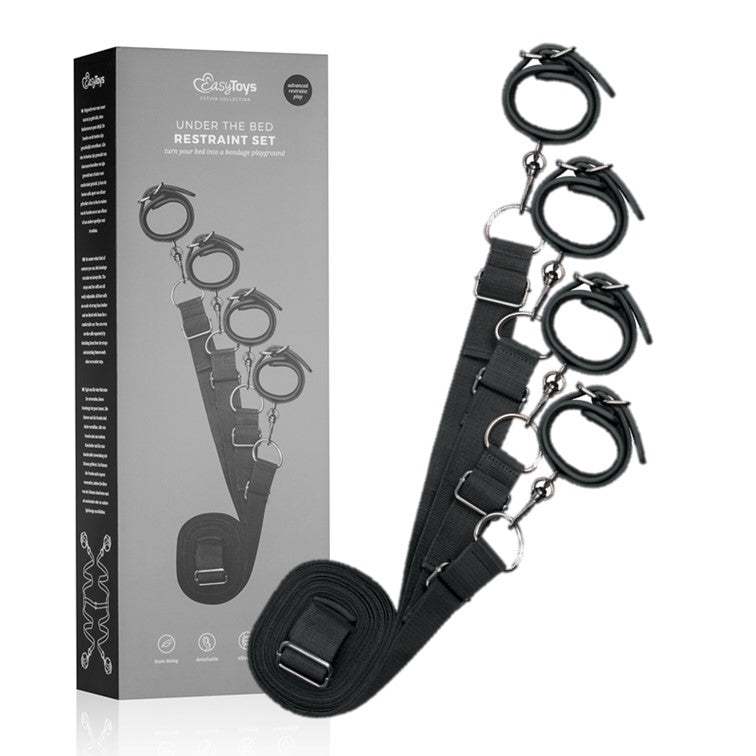 Easy Toys Fetish Collection Under Mattress Restraint Set with box