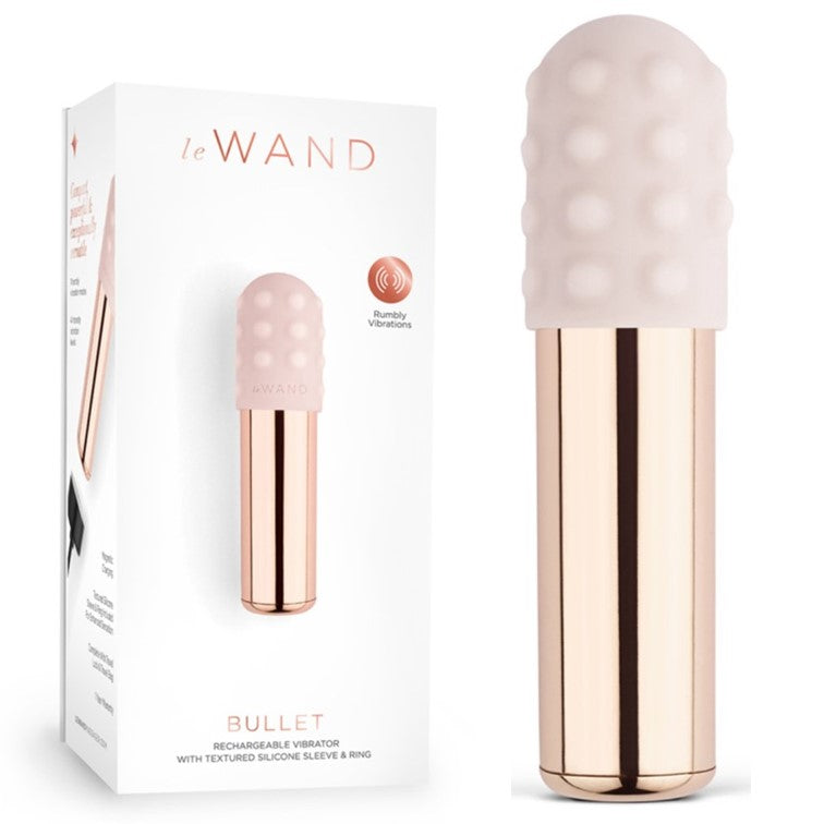 Le Wand Chrome Bullet Massager with box