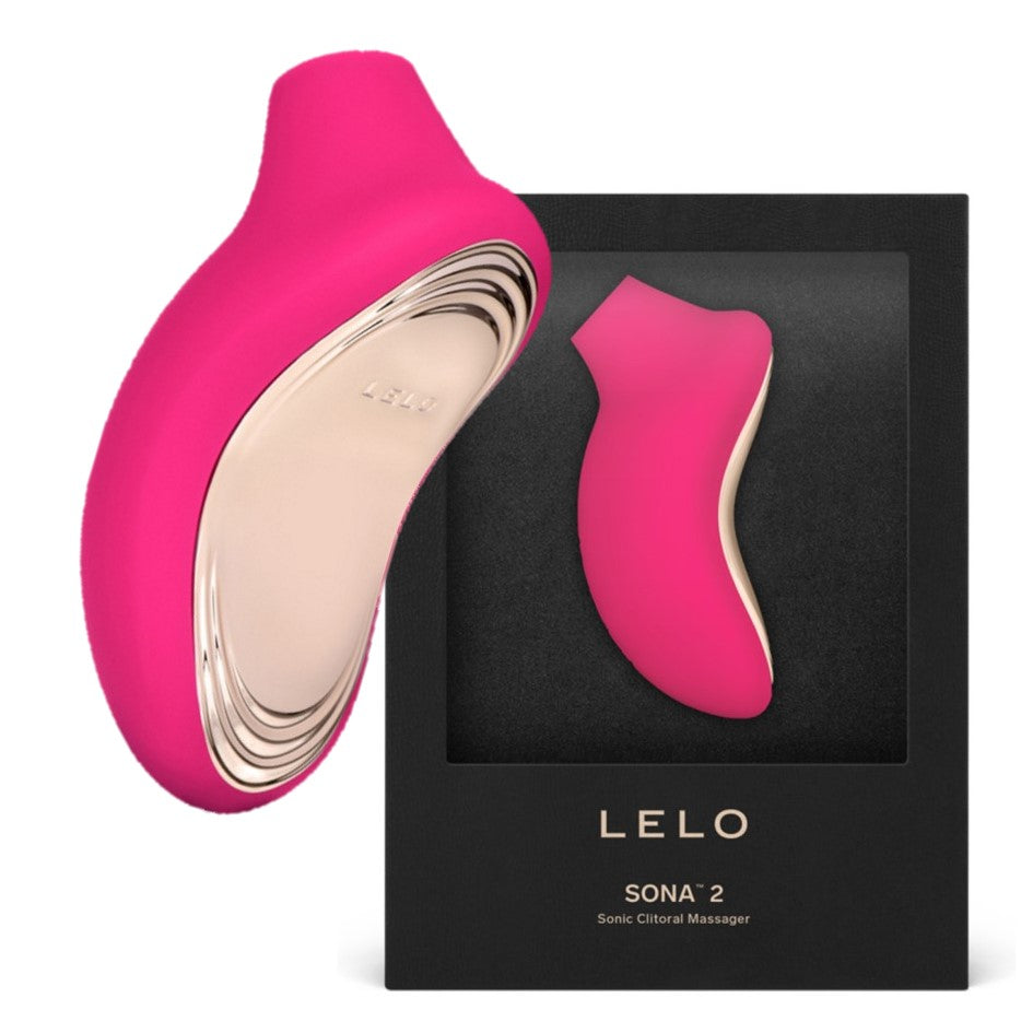 Lelo Sona 2 Clitoral Vibrator box - pink