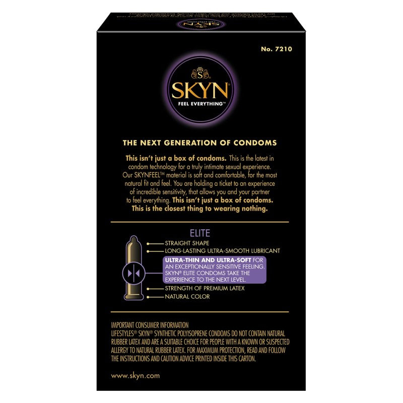 LifeStyles SKYN Elite Condoms 10pc