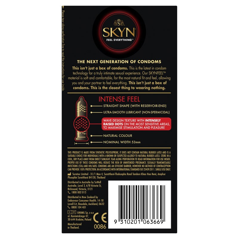 LifeStyles SKYN Intense Feel Condoms 10pc