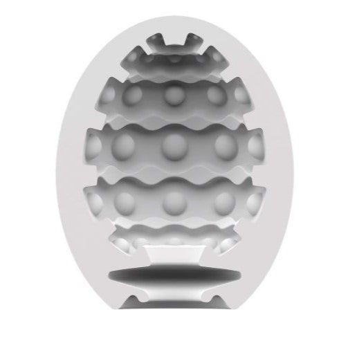 Satisfyer Male Masturbator Egg - Bubble - Inside