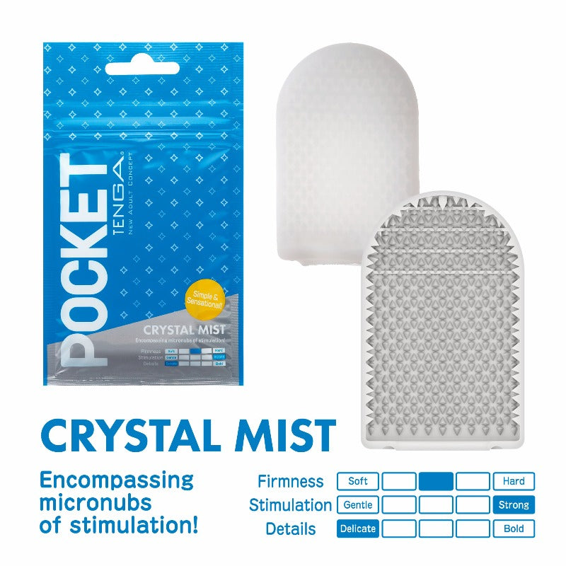 Tenga Pocket Masturbation Sleeve: Crystal Mist