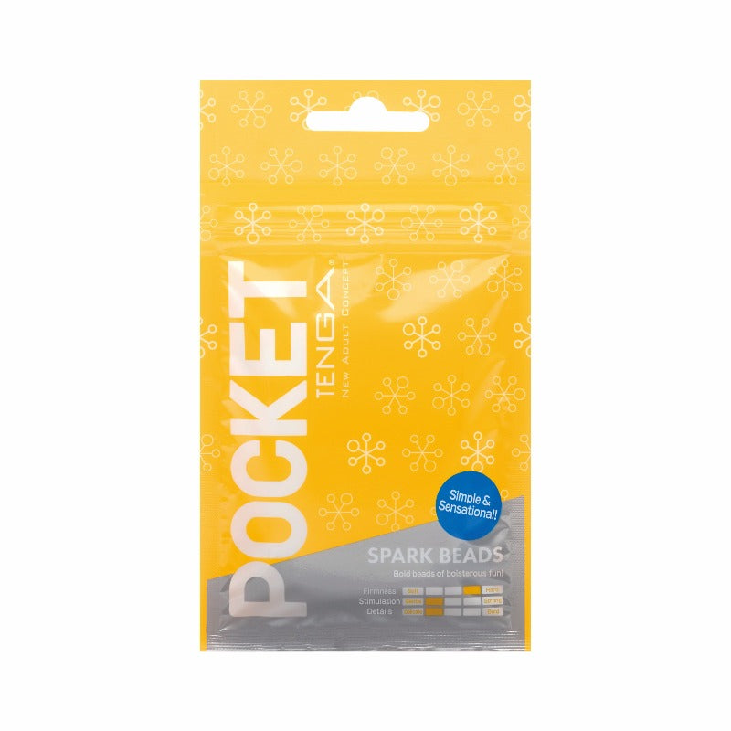 Tenga Pocket Masturbation Sleeve: Sparks Bead