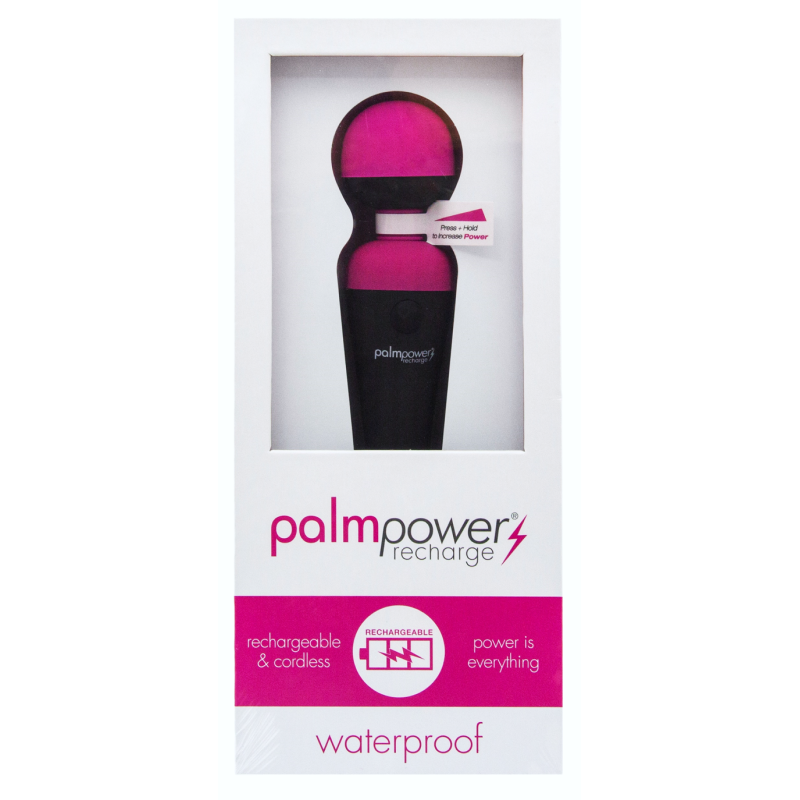 Palm Power Waterproof Recharge Massage Wand