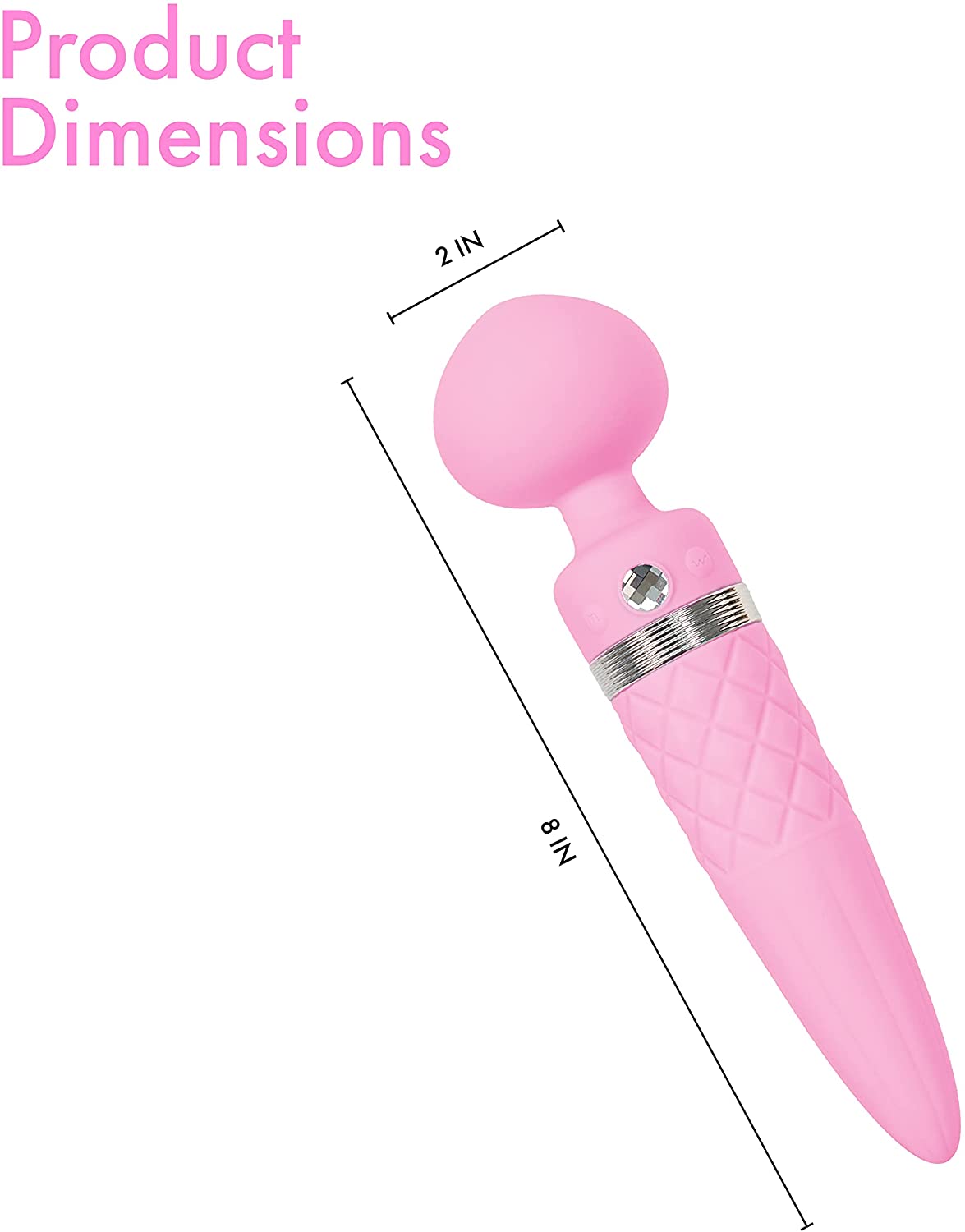 Pillow Talk Sultry Dual Ended Warming Massager