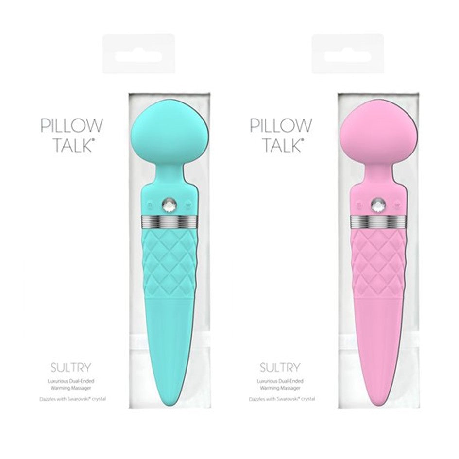 Pillow Talk Sultry Dual Ended Warming Massager