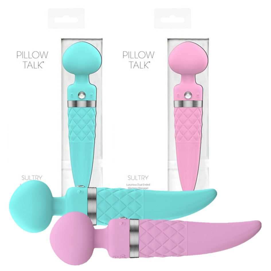 Pillow Talk Sultry Dual Ended Warming Massager