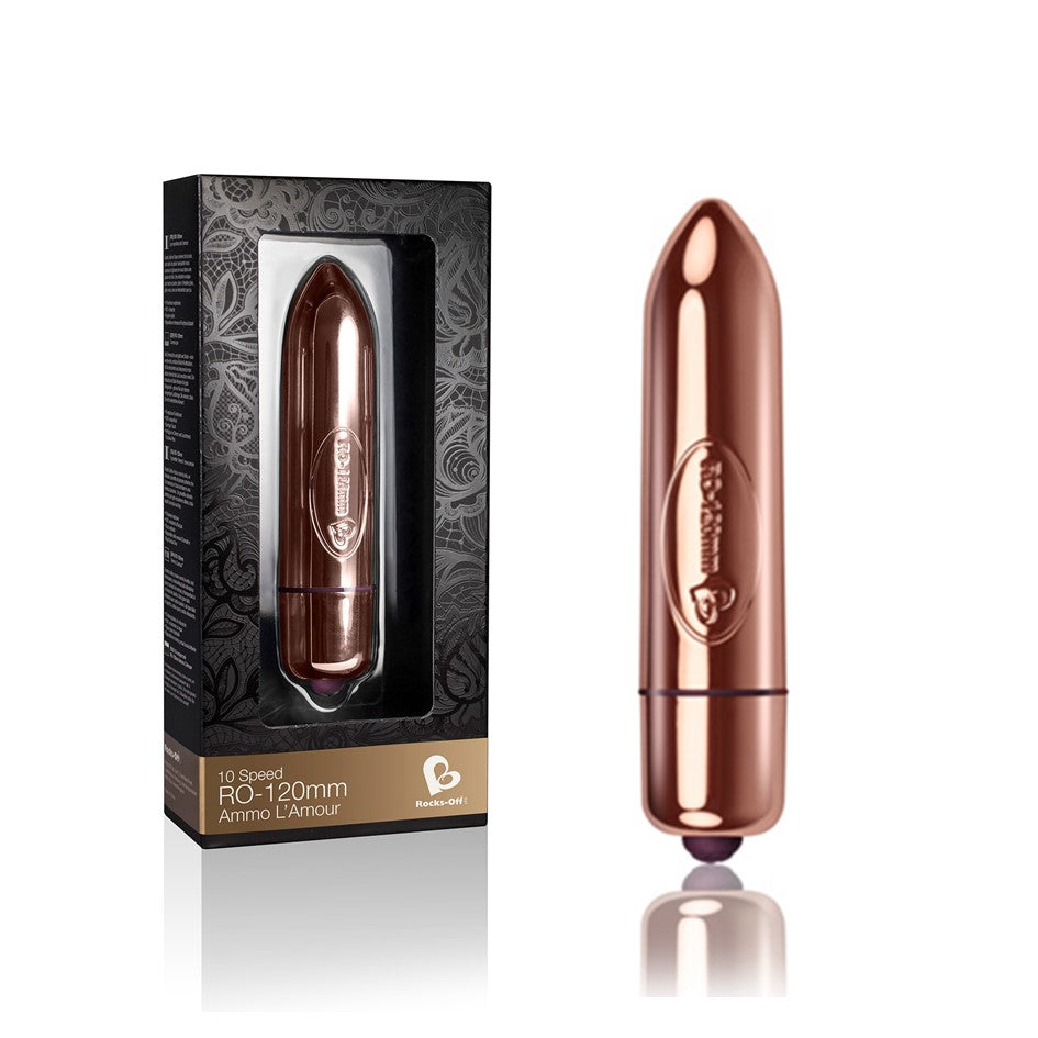 Rocks Off Rose Gold Mini Bullet Vibrator