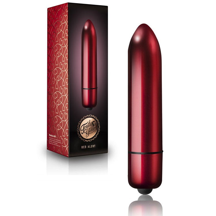 Rocks Off Truly Yours Red Alert Mini Bullet Vibrator with Box