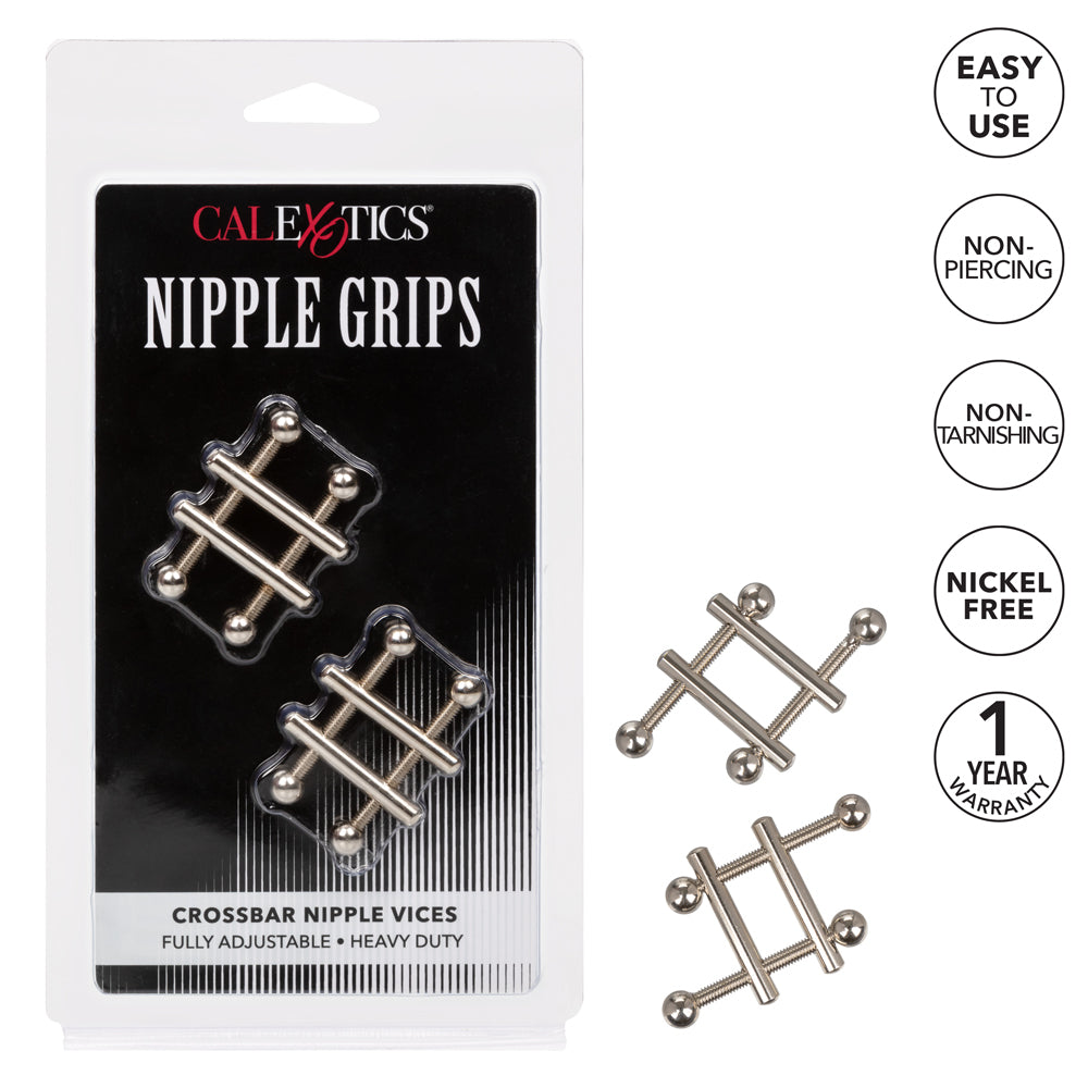 CalExotics Nipple Grips Crossbar Nipple Clamps