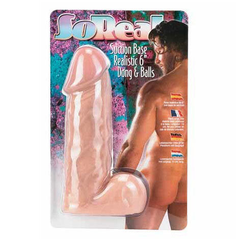 Seven Creations So Real Suction Base Realistic 6" Dong & Balls