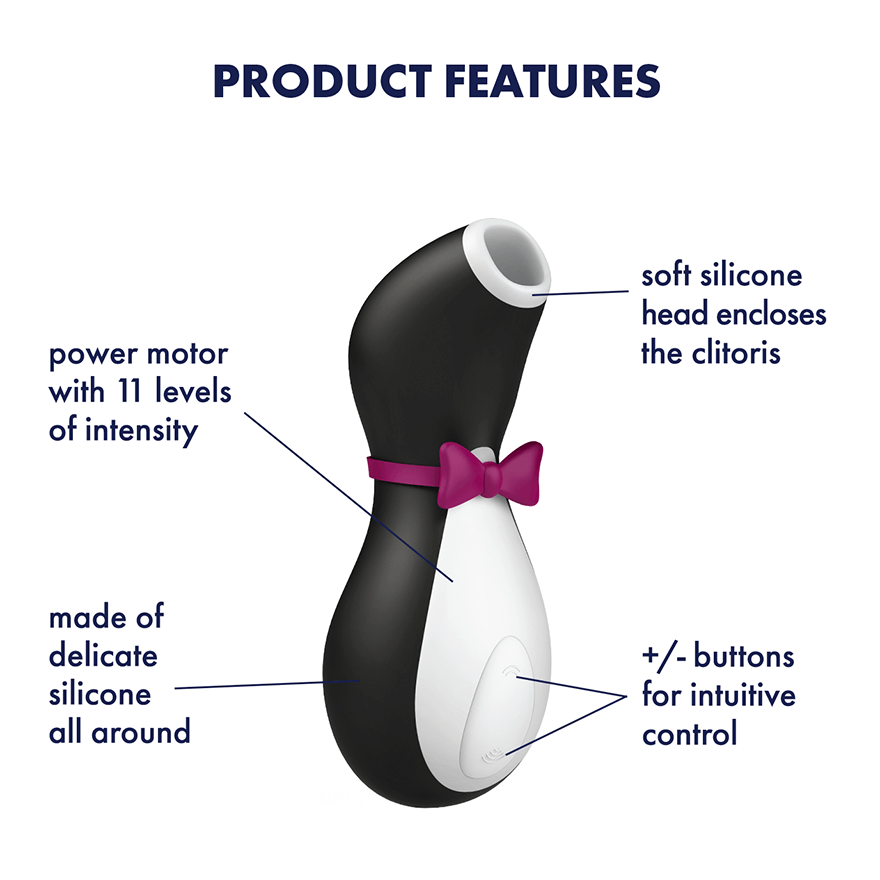 Satisfyer Penguin - Next Generation Clitoral Suction Vibrating Massager