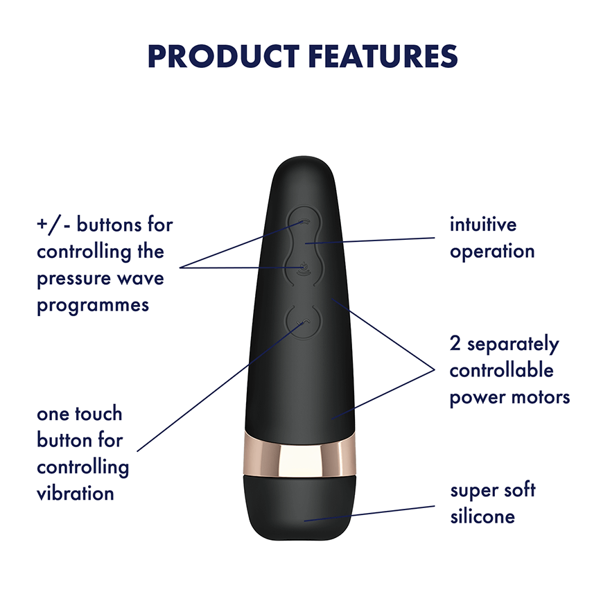 Satisfyer Pro 3+ Clitoral Suction Vibrator