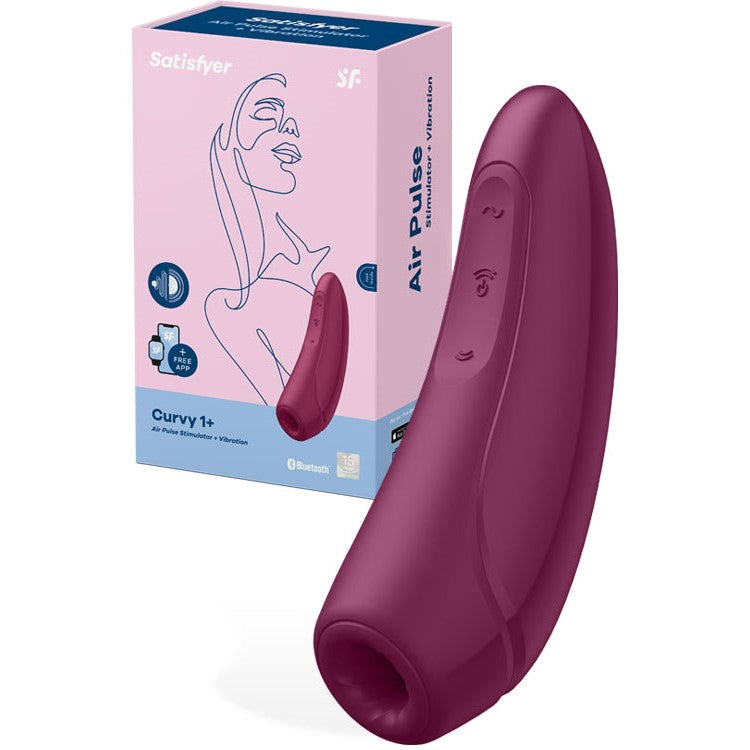 Satisfyer Curvy 1+ Clitoral Suction Vibrator with Box