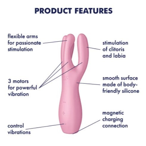 Satisfyer Threesome 3 Lay-On Vibrator