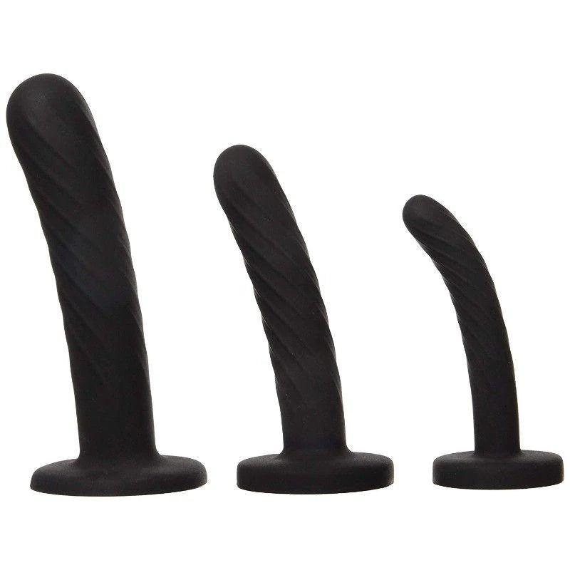 Strap U Trinity Strap On 3pc Dildo Set