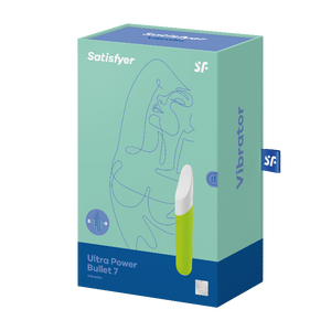 Satisfyer Ultra Power Bullet 7 Mini Vibrator - Lime - Box