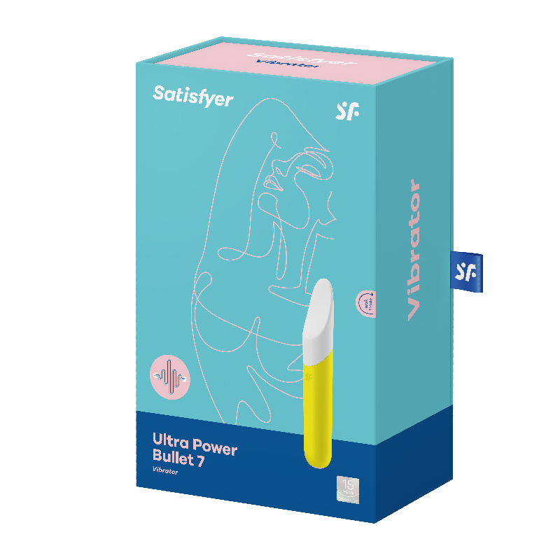 Satisfyer Ultra Power Bullet 7 Mini Vibrator - Yellow- Box