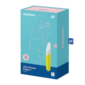 Satisfyer Ultra Power Bullet 7 Mini Vibrator - Yellow- Box