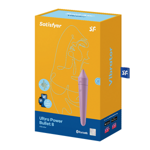 Satisfyer Ultra Power Bullet 8 Mini Vibrator - Lilac - With Box