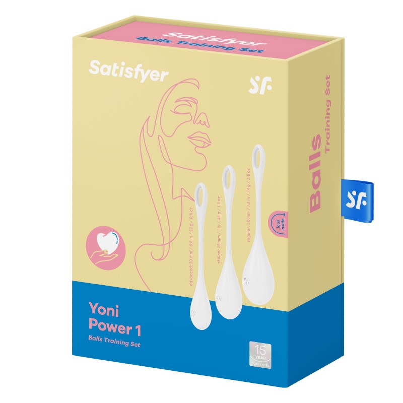 Satisfyer Yoni 1 Power Balls 3pc Set