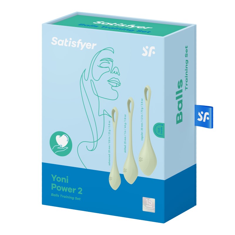 Satisfyer Yoni 2 Power Balls 3pc Set