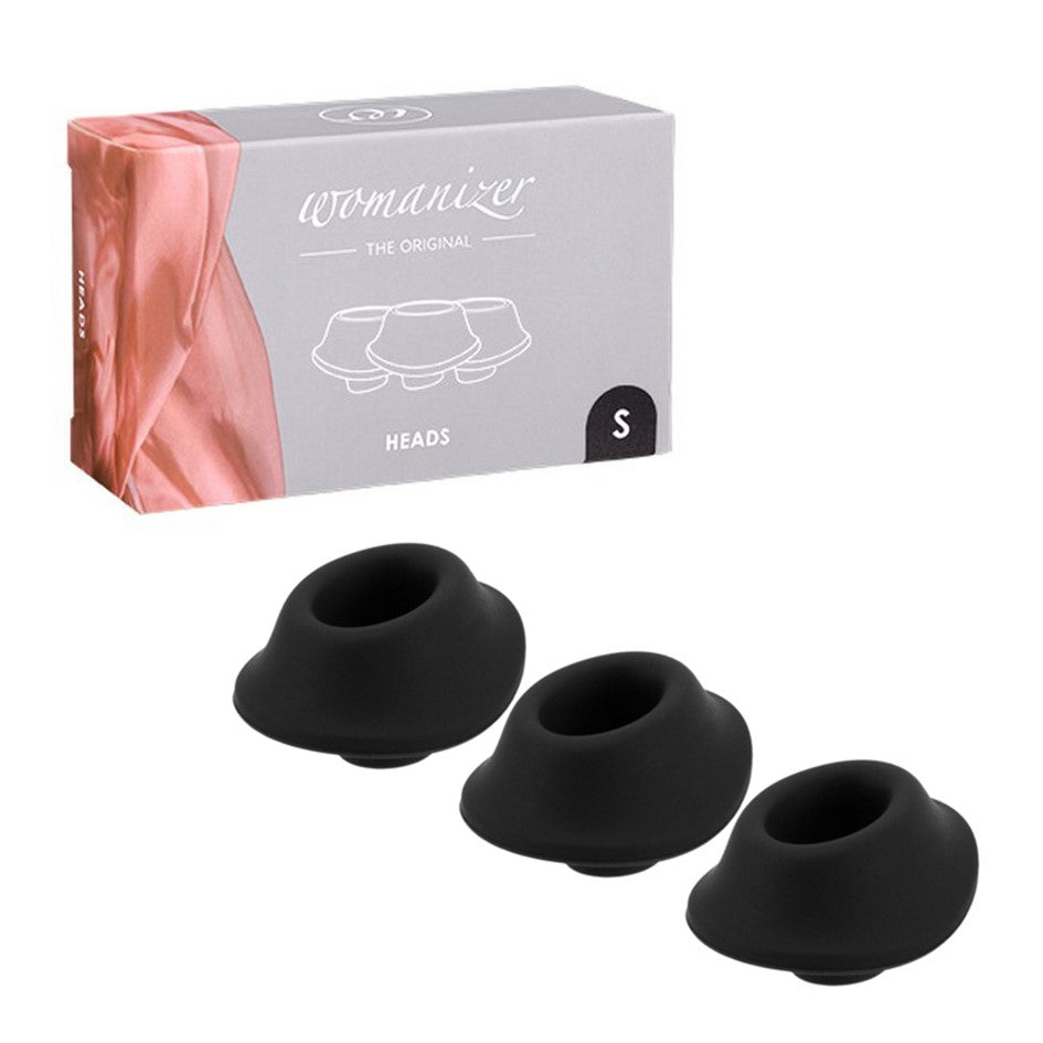 Womanizer Black Silicone Replacement Head Pack