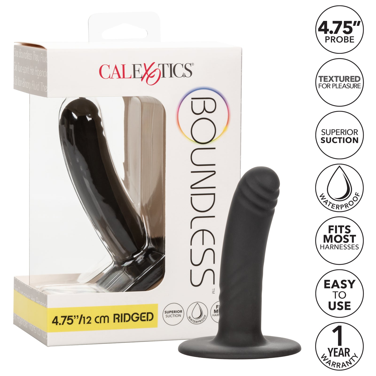 CalExotics Boundless Ridged Dildo | Wild Fantasy