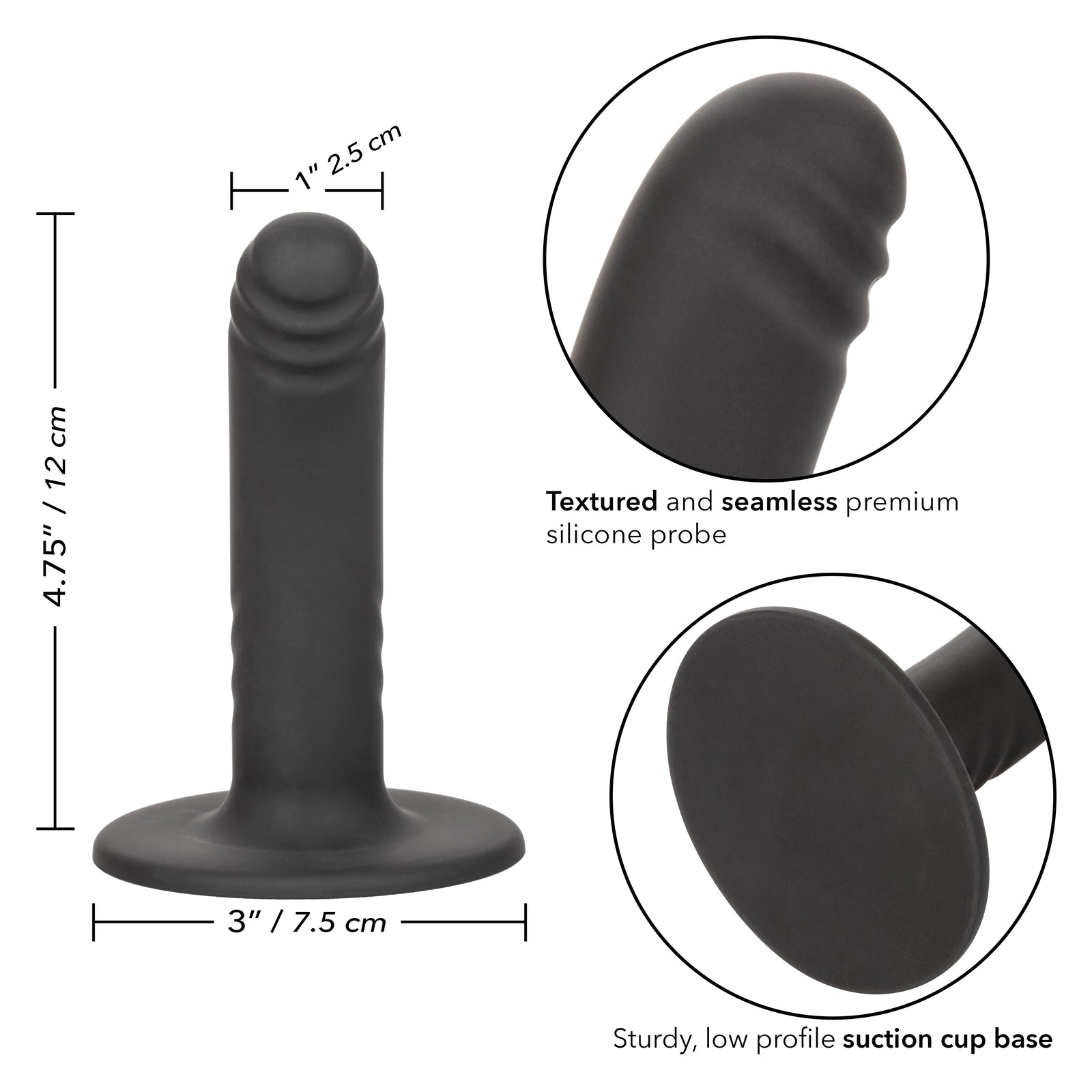 CalExotics Boundless Ridged Dildo dimensions