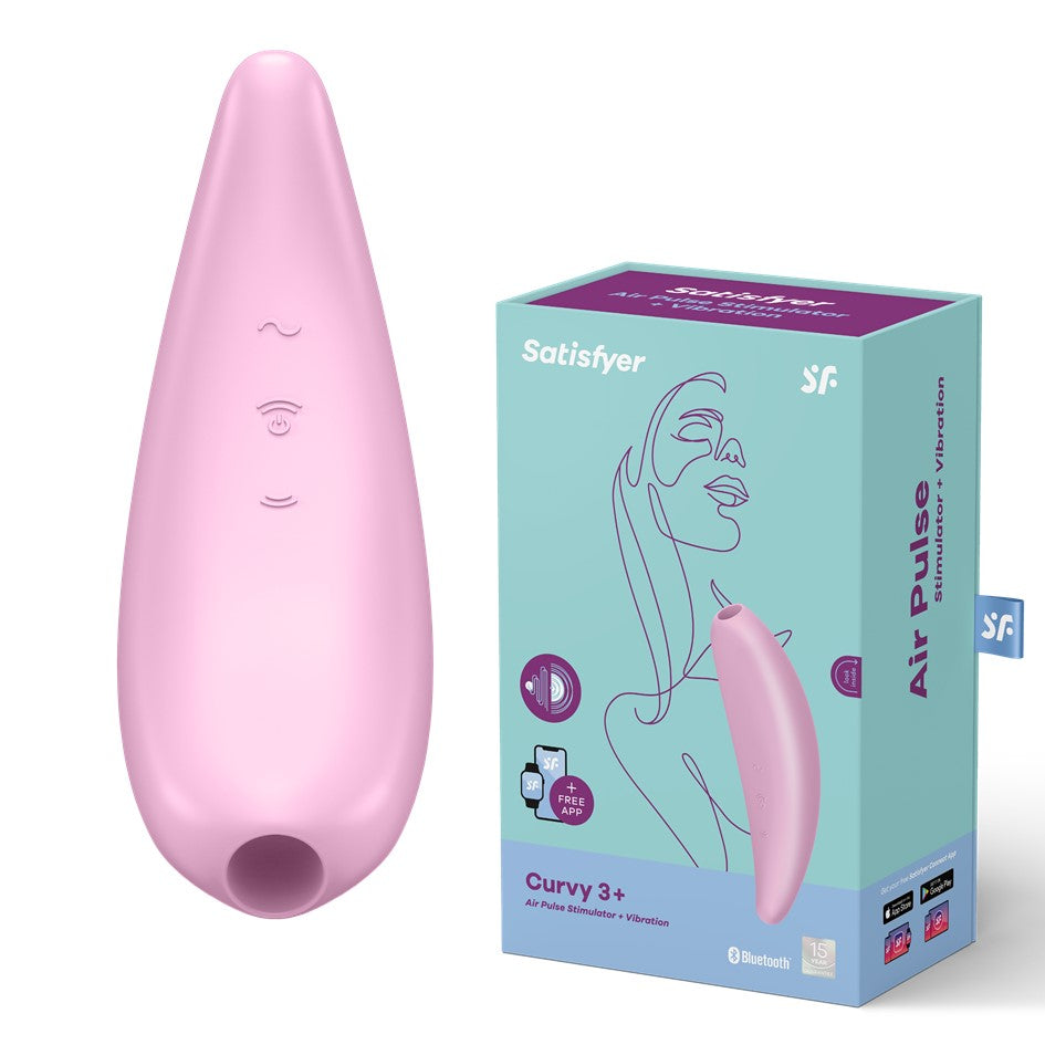 Satisfyer Curvy 3+ Vibrating Clitoral Stimulator